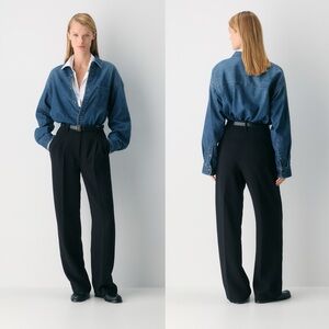 Aritzia The Effortless Pant Crepette Black 6